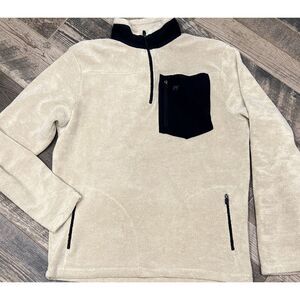 Southern Point Co. Bennington Soft Low Pile Fleece 1/4 Zip Pullover Men's Large‎